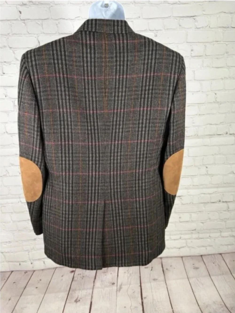VTG Evan Picone 100% Wool Plaid Blazer Jacket Men’s 40R Woolmark USA